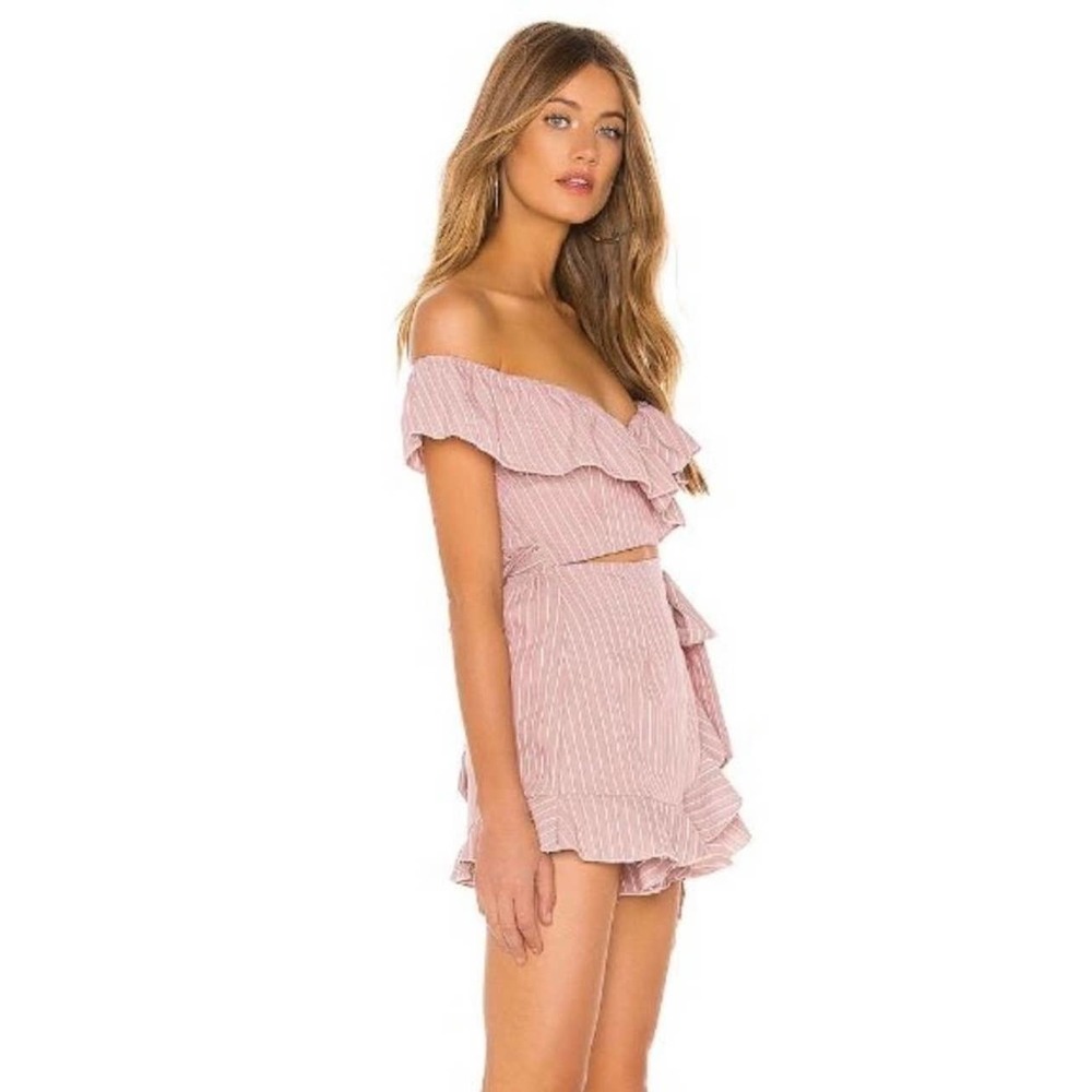 NWT REVOLVE Super Down Angela Wrap Romper